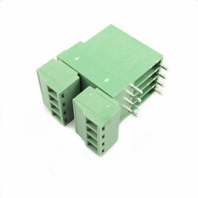 3.81mm Pitch Dual Row PCB Connectors Pluggable Screw Terminal Blocks Plug + Angle Pin Header