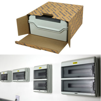 9 Way IP66 Waterproof Outdoor Electrical Enclosure Distribution Plastic Switch Circuit Breaker Box