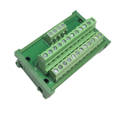 1 in 12 out Terminal Blocks Breakout Board Power Source Splitter Wiring Distribution Divider