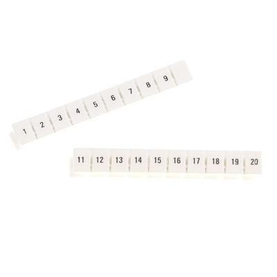 ZB6 UK2.5B UK5N Din Rail Terminal Blocks Maker Strips with Number Printed