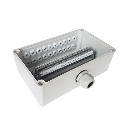 Electrical Enclosure Project Case Junction Box 250*150*200mm UK2.5B Terminal Blocks Kit 1 in 20 out