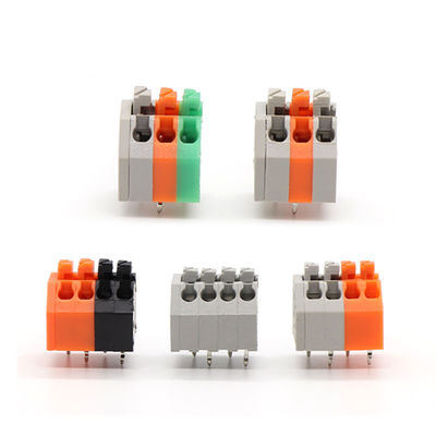3.50mm Pitch Screwless Spring Clamp Terminal Blocks Jointable