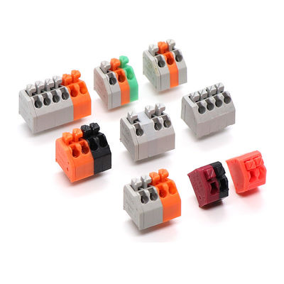 3.50mm Pitch Screwless Spring Clamp Terminal Blocks Jointable