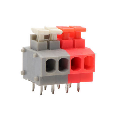 5.0mm Pitch Screwless Spring Clamp Terminal Blocks Jointable