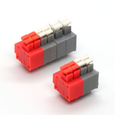 5.0mm Pitch Screwless Spring Clamp Terminal Blocks Jointable