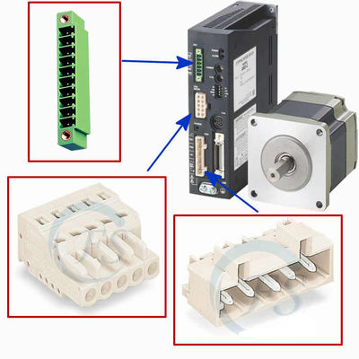3.81mm Pitch PCB Screw Terminal Blocks Plug + Straight Angle Pin Header with Flange