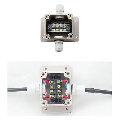 Electrical Enclosure Lighting Cable Junction Box 63*58*45mm with Connectors Wall Mount Waterproof