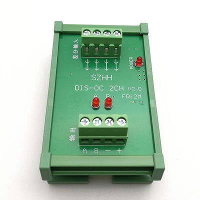 Converter of Open Collector HTL 24v into Differential TTL 5v Signal 2 Ways Universal