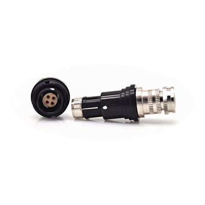 102F Body Styles Series Short Type Metal Push Pull Circular Cable Mount Plug Connector