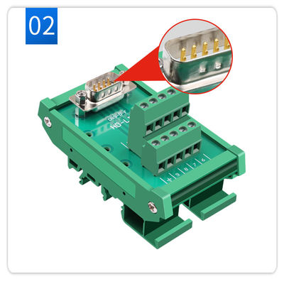 DB9 D Sub 9 Pin Single End Male Female Connectors Terminal Block  Breakout Board