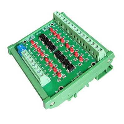 TTL  HTL Signals Converter Terminal Blocks Board 8 Ways For PLC NPN or PNP 1.8V 3.3V 5V 12V 24V Input