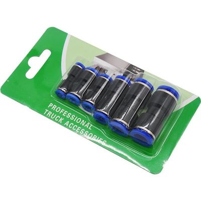 Air Compressor Hose Tube Straight Pneumatic Push In Quick Connector Adapters fittings Set