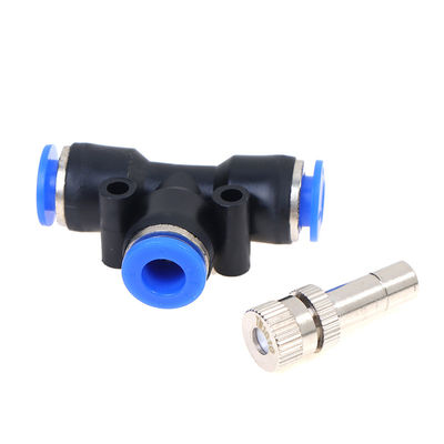 Diaphragm Booster Pump Water Misting System Fog Nozzles Mist Cooling Watering Kit 6 15 18 Meters