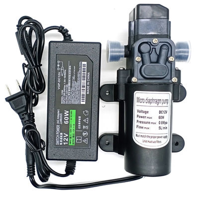 Diaphragm Booster Pump Water Misting System Fog Nozzles Mist Cooling Watering Kit 6 15 18 Meters