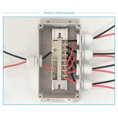 Cable Distribution Junction Box 158*90*60mm Waterproof  Wall Mount With Connectors Assembly Kit