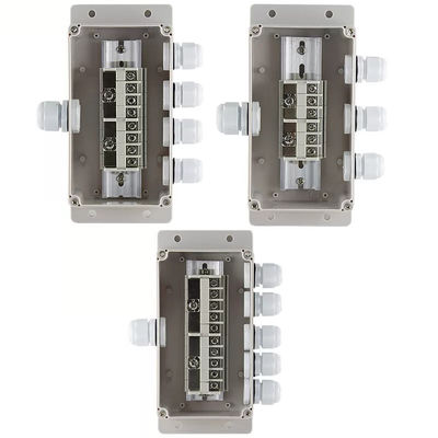 Cable Distribution Junction Box 158*90*60mm Waterproof  Wall Mount With Connectors Assembly Kit