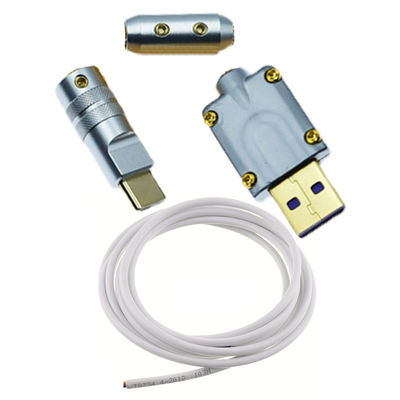 DIY Kit USB 3.1 Type C Metal Connector Plug Shell Data Charge Cable For Cell Phones Mechanical Keyboard