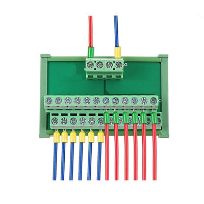 1 in 12 out Terminal Blocks Breakout Board Power Source Splitter Wiring Distribution Divider