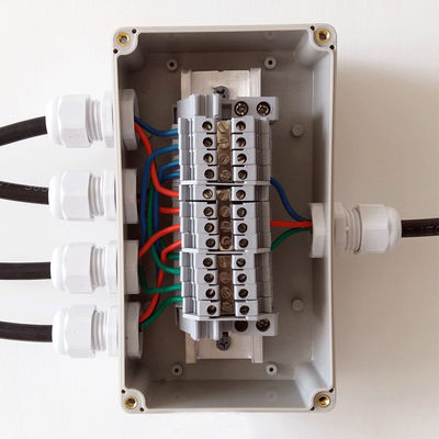 IP65 Waterproof Electrical Cable Distribution Terminal Blocks Junction Box 158*90*60mm