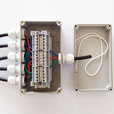 IP65 Waterproof Electrical Cable Distribution Terminal Blocks Junction Box 158*90*60mm