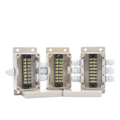 IP65 Waterproof Cable Distribution Junction Box 100*68*50mm with Terminal Blocks 3 Ways Wall Mounting