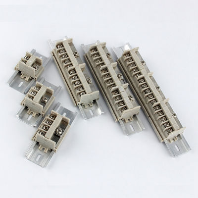 300V 35A Power Supply Cable Distribution Panel Terminal Blocks Splitter DIN Rail Mounted