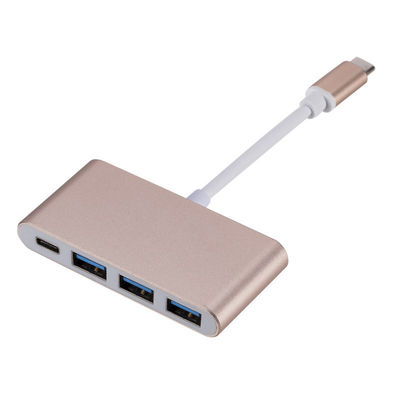 UBS 3.1 Type-C to 3 Ports USB 3.0 USB-C HUB Adapter OTG Cable High Speed Converter