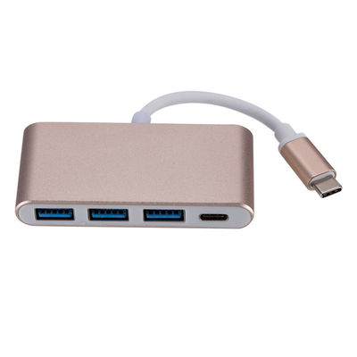 UBS 3.1 Type-C to 3 Ports USB 3.0 USB-C HUB Adapter OTG Cable High Speed Converter