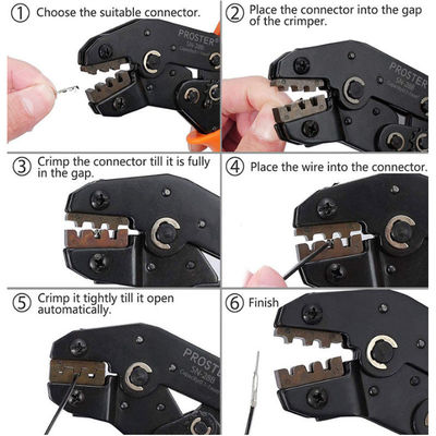 1550pcs Du-pont 2.54mm Connectors Assortment With Crimping Tool Crimper Plier Kit