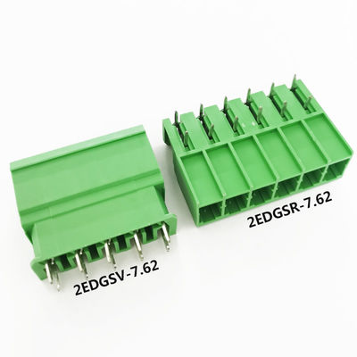 7.62mm Spacing 30Amp Pluggable Plug-in Screw Terminal Blocks Plug + Header