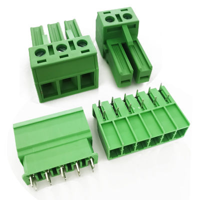 7.62mm Spacing 30Amp Pluggable Plug-in Screw Terminal Blocks Plug + Header