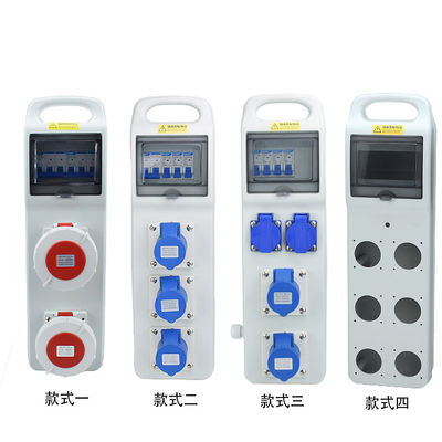 IP65 Waterproof Outdoor Electrical Socket Plastic Electric Box AC 380V - 400V
