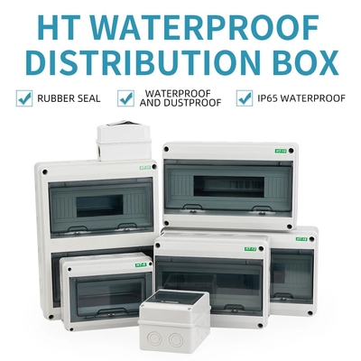 HT-5 8 12 15 18 24 Way Electric Enclosure Distribution Plastic Switch Box IP65 Waterproof