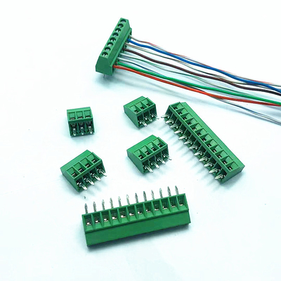 2.54mm Pitch PCB Board Mounted Connectors Screw Terminals Blocks 300V 10A