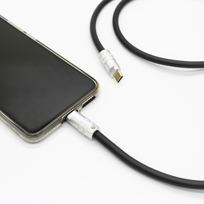 DIY Kit 6mm O.D USB-C 3.1 Type C Charge Cable PD 100W Charging for Laptops Tablets Phones