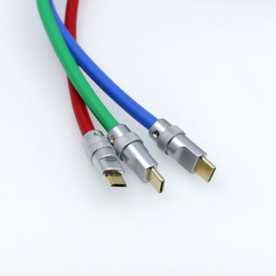 DIY Kit 6mm O.D USB-C 3.1 Type C Charge Cable PD 100W Charging for Laptops Tablets Phones