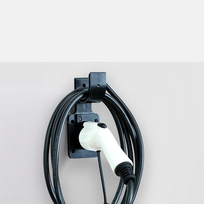 Electric Vehicle Charger Dummy Socket Charging Cable Hanger Wall Mount Plastic Bracket