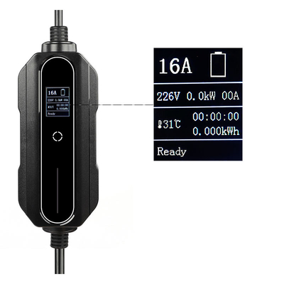 Electric Vehicle Charging Cable 32 Amp 220V-240V CEE Plug Car Charger Switch Box IEC 62196-2