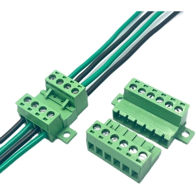 5.08mm Pitch Fixed Flange Screw Terminal Blocks Panel Mounting