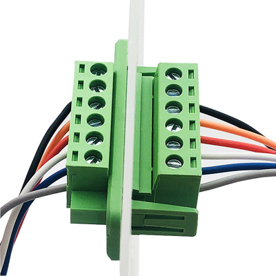 5.08 mm pitch Feed Through Flange Screw Terminal Blocks Dismountable