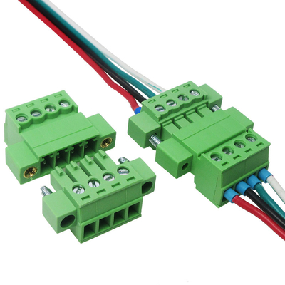 3.81mm Spacing Interlocking Flange Docking Screw Terminal Blocks