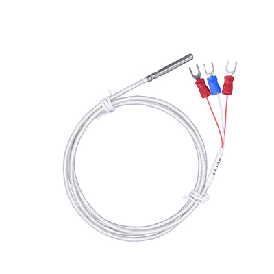 Temperature Controller Thermocouple Sensor Cable Stainless Steel Probe Tube PT100 -50°C~200°C