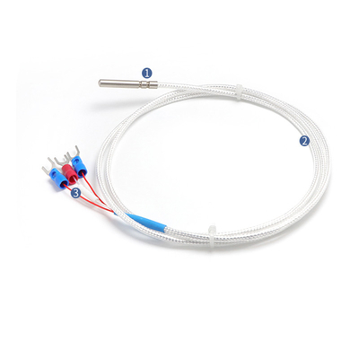 Temperature Controller Thermocouple Sensor Cable Stainless Steel Probe Tube PT100 -50°C~200°C