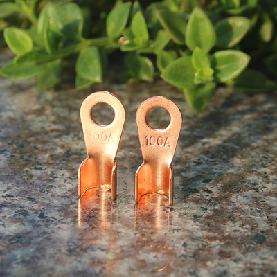Open Barrel Wire Crimp Copper Ring Lug Terminals OT 5A to 500A