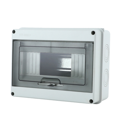HT 8 Way IP65 Waterproof Outdoor Electrical Enclosure Distribution Plastic Switch Box