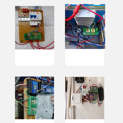 2 in 8 out Electrical Terminal Blocks Splitter Power Source Wiring Distribution Connectors