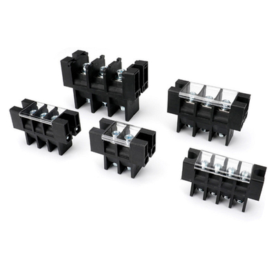 600V 40A 100A 75A 150A Feed Through Wall Mounted Barrier Terminal Blocks 13.0mm 16.0mm 21.0mm 27.0mm Pitch