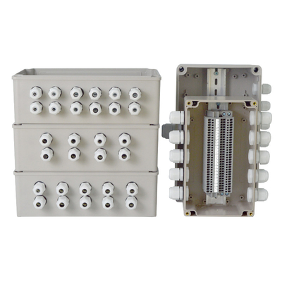 Junction Box Waterproof Din Rail Screwless Spring Crimping ST2.5 Terminal Blocks Assembled