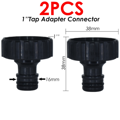 Garden Water Hose Tap Connector Plastic Quick Hose Adaptor Accessories 1/2 inch 3/4 inch