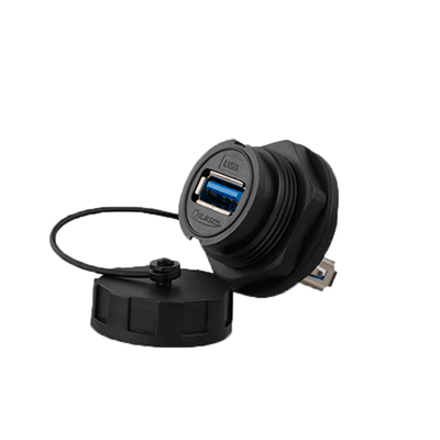 Single Port Panel Flush Mount USB 3.0 Dock Adapter Female to Female Waterproof